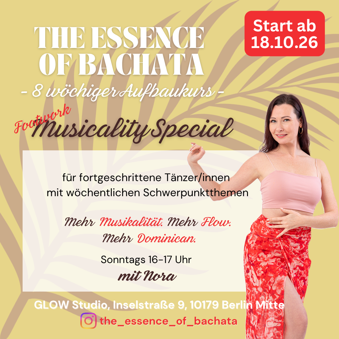The Essence of Bachata – 8 weeks Musicality Special