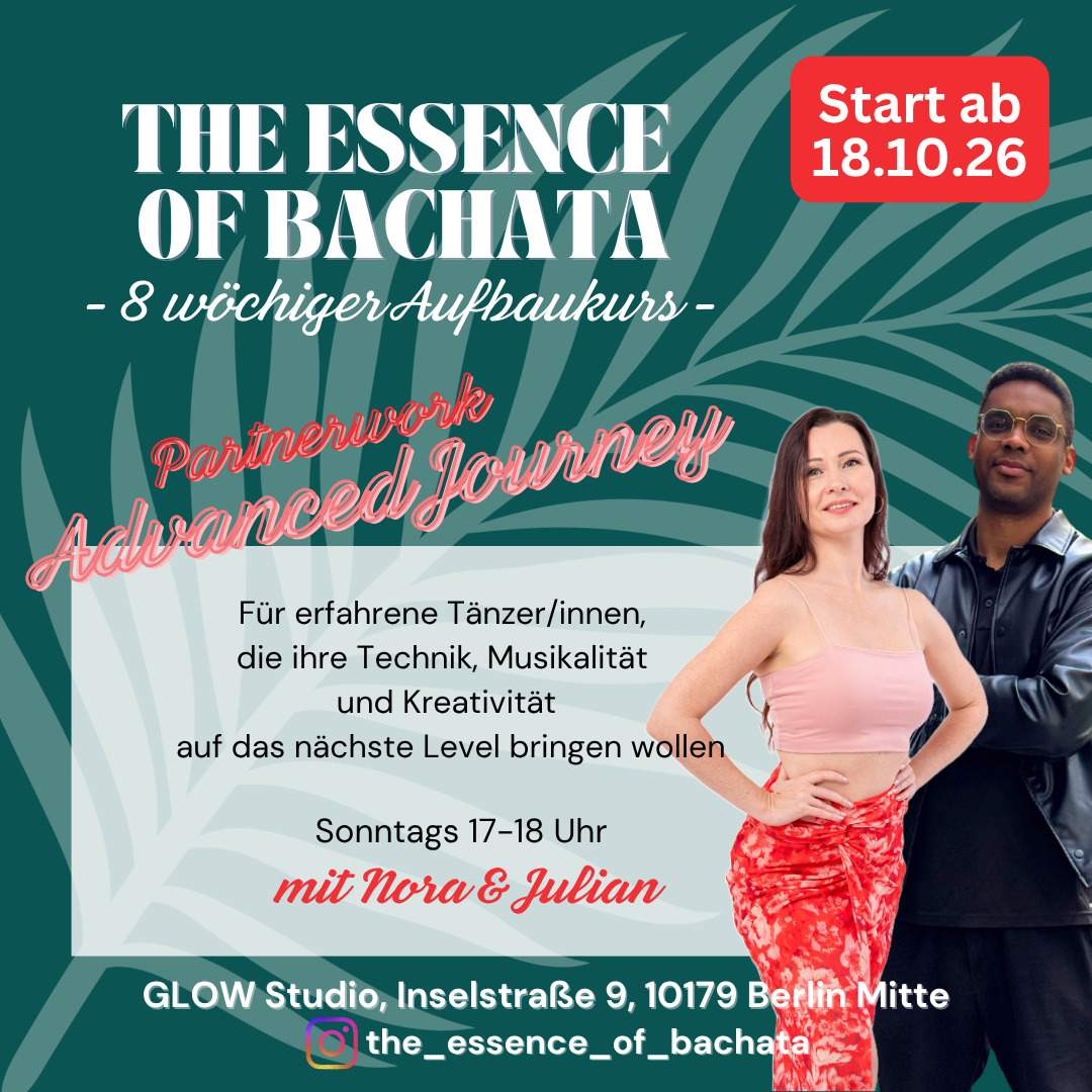 The Essence of Bachata – 8 weeks Advanced Journey